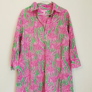 Lilly Pulitzer Long Sleeve Slip Top/Dress/Tunic